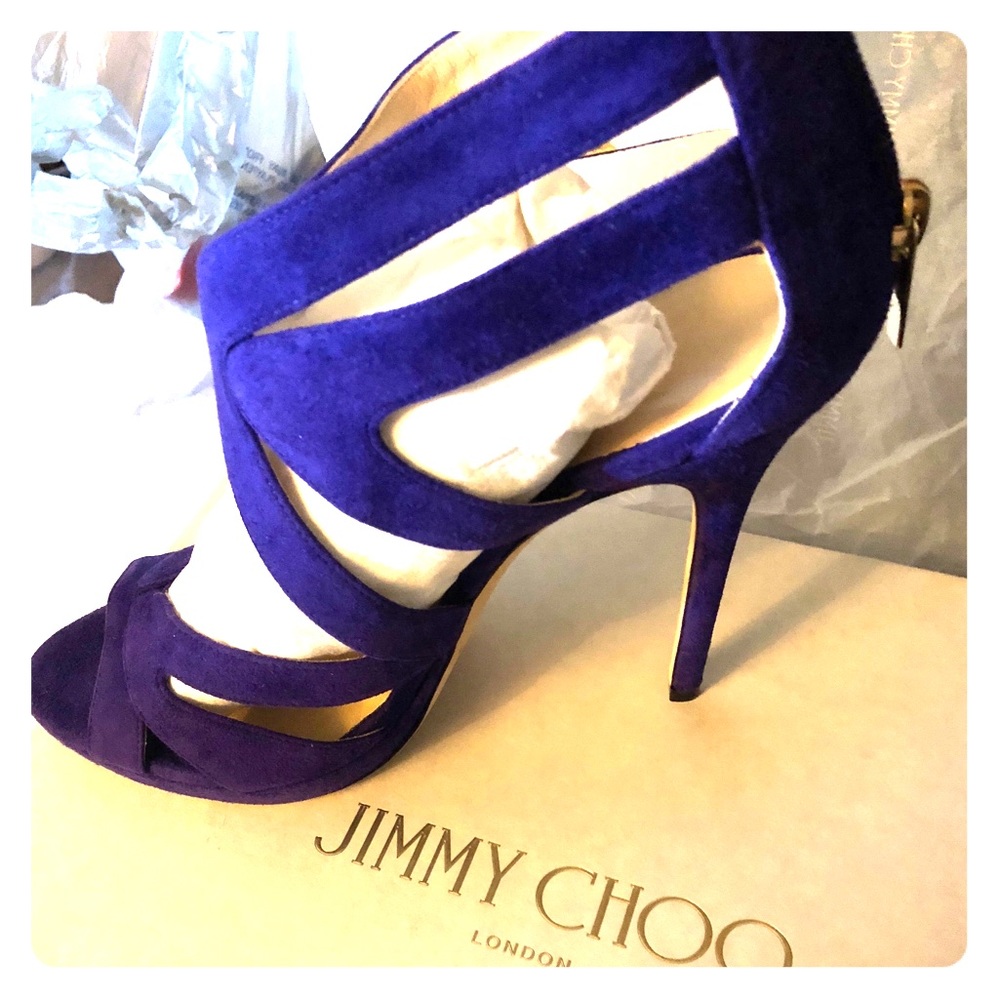 NWT and box‼️ Jimmy Choo Purple Sz 9